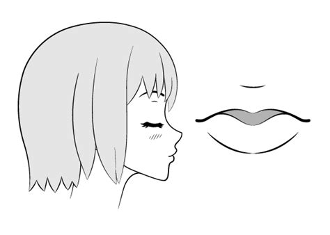 anime licking lips|How to Draw Anime Kissing Lips & Face Tutorial .